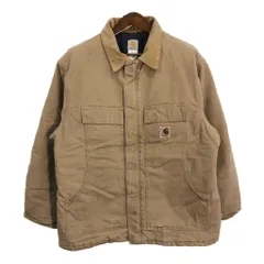 00年代 Carhartt カーハート トラディショナルジャケット ワークジャケット ベージュ (メンズ XL REGULAR) 中古 古着 R8586