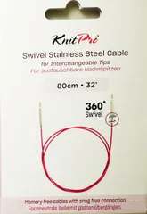 ニットプロ 付け替え輪針 回転式 スイーベルケーブル 80cm用 10644 【KN】 ケーブルが回転します 編み物 手あみ