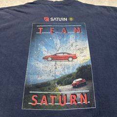 90s USA製 SATURN 企業t ビンテージt 袖裾シングル ALL Sport 古着