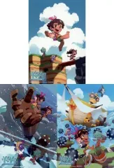 【中古】ポストカード 集合 ポストカード3種セット 「PS5/Switchソフト コアとマーラの5人の海賊」 Amazon.co.jp購入特典