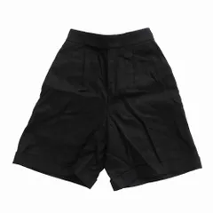 未使用品 uncrave アンクレイブ PRHVCM0351 ヘリンボーン リネン ショートパンツ ブラック サイズM レディース 【中古】