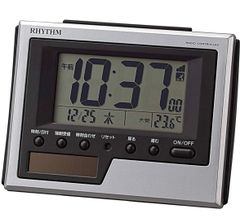 新品・未開封　 RHYTHM リズム時計 8RZ215SR19 デジタル表示　置き時計　正規品