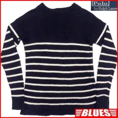 ラルフローレン セーター ニット L メンズ リネン ネイビー TY3264