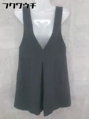 ◇ NATURAL BEAUTY BASIC バックジップ ノースリーブ ミニ ワンピース サイズM グレー レディース 【中古】 【1002802292088】