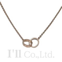 CARTIER　カルティエ　ベビーラブ　ネックレス　B7212300　750PG　ブランドジュエリー　アクセサリー　ペンダント　LOVE　ビス　Au750　K18PG　750ピンクゴールド　18金【中古】【75424】