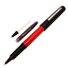 新品 廃盤 プラチナ 万年筆 ソフトペン S-600A 赤 採点ペン 昭和レトロ