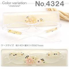 新品【ハンドメイド】老眼鏡 花飾り ピンク オレンジ 日本/福井/SABAEで装飾 リーディンググラス シニアグラス 細い ゴージャス プラスチック ガラス飾り ポリカ 薄型 +1.0 +1.5 +2.0 +2.5 3.0 3.5 No.DECORE.4324