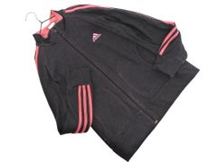 adidas アディダス トラック ジャケット sizeOT/ピンクｘ黒 ■◇ レディース