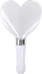 ENN LLC ペンライト コンサート カラーチェンジ 24色 単4 電池ナシ ハート型 1個セット