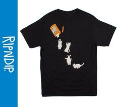 リップンディップ RIPNDIP Tシャツ　NERMAL PILLS TEE ブラック　Sサイズ