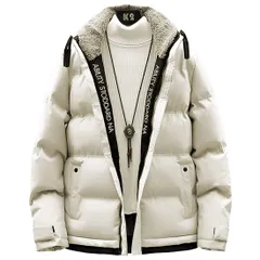 ジャケット 中綿 フード付き 厚手 コート 防風 防寒 防寒 シンプルデザイン