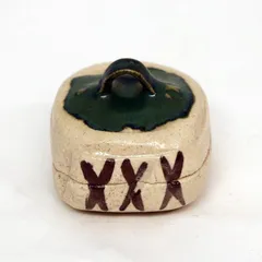 【茶道具】岩崎幸治作　織部袂香合　香合269 茶道具】岩崎幸治作 織部袂香合 香合269 - メルカリ