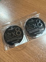 激安セール品　スクイッドマニア　PEライン　スモークシールド　0.5号210m 2個セット
