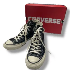 converse コンバース ハイカットスニーカー ALLSTAR オールスター オリーブグリーンレザー 箱付 1SC616 黒 ブラック 25cm メンズ 通年 ゴーゴー古着久喜倉庫店 56 No.264