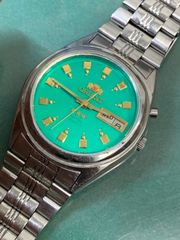 オリエント ORIENT 自動巻き腕時計 EM4J-CO スカイブルー - メルカリ