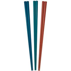 FlaColle【 耐熱220℃ 永く使える お箸 】 箸 セット 23cm 六角箸 御洒落 日本製 【 滑らない 食洗器対応 】 来客用 家族用 アウトドア 業務用 (ワントーン3色) 0