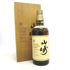 ウイスキーサントリー サントリー 山崎 12年 ピュアモルト 750ml