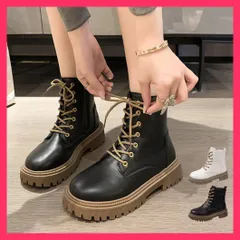 【おしゃれ】 厚底ショートブーツ 韓国 編み上げブーツ サイドジップブーツ/ストリートおしゃれ/秋冬ブーツ美脚脚長 トラックソールブーツ レディース 歩き おすすめ おしゃれ　人気 上品 87TTMY-004