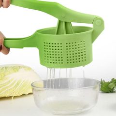 野菜脱水機 野菜水切り器 野菜果物絞り器 手押し式 握りやすい 省力 環境に優しい 洗いやすい 使いやすい 家庭用 料理ツール 水切りできる