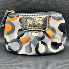 COACH コーチ オプアート コインケース 古銭入れ マルチカラー