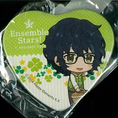 animate cafe あんさんぶるスターズ! 青葉つむぎ 夢ノ咲ピクニック)トレーディングハート型 缶バッジ