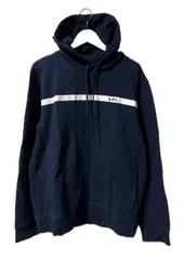 アーペーセー A.P.C. プルオーバー パーカー XL ネイビー 長袖 プリント トップスのサムネイル