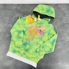 新品 タグ付き ジュラシックワールド キッズ パーカー Tシャツ 2ピース ART.1402326 サイズ5 恐竜 子供服 / 52991 在