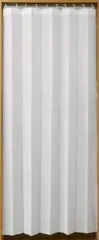 플래핑 커튼 멀티 3웨이 아코디언 파티션 에너지 절약 눈가리개 커튼 너비 100cm x 길이 250cm 화이트