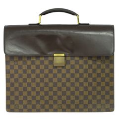 本物 ルイヴィトン LOUIS VUITTON LV アルトナ GM ダミエ エベヌ ビジネスバッグ ハンドバッグ ブラウン N53312 ビトン バッグ 中古 【フォロー割】