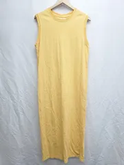 ◇ ADAM ET ROPE' アダムエロペ ノースリーブ ロング丈 ワンピース サイズF オレンジ系 レディース P  【1407100010752】