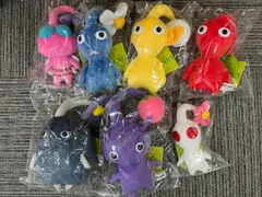 ピクミン７点セット(赤ピクミン / 青ピクミン / 黄ピクミン / 岩ピクミン / 白ピクミン / 紫ピクミン / 羽ピクミン )　正規品