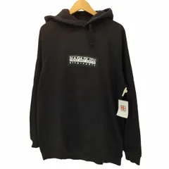 美品】ナパピリNAPAPUJPI パーカー黒プルオーバー S メンズ 美品】ナパピリNAPAPUJPI パーカー黒プルオーバー S メンズ