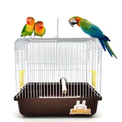 【人気商品】病院 避難 バードケージ インコ 文鳥 キャリー Mサイズ おでかけ 移動用 小鳥 とまり木付き ケージ 鳥かご Gifty