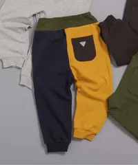 DAISUKI サルエルパンツ 10分丈　BREEZE J420935　マルチカラー1