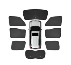 トヨタ・ランドクルーザー/ プラド250系用 車用日よけカーテン 遮光カーテン（防紫外線/断熱） 8個