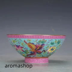 中国　江西景徳鎮　粉彩　花蝶文碗　M　R4459 粉彩団蝶文碗｜展示中の日本・東洋のやきもの｜コレクション