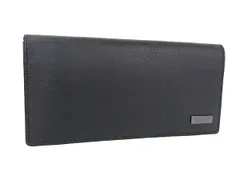 ⭐️未使用級⭐️BURBERRY バーバリー レザー 二つ折り長財布 ブラック　黒 2025年最新】burberry black label 財布 二つ折りの人気アイテム