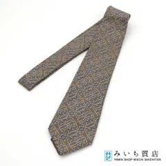 Dominique France ドミニクフランス ネクタイ ブラウン系 シルク100％ 服飾小物 K203