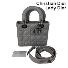 ●美品 クリスチャン ディオール Christian Dior レディーディオール ハンドバッグ レディース 5D775