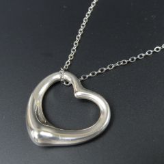 100953 TIFFANY&Co. ティファニー オープンハート エレサペレッティ アクセサリー 9.1g ネックレス