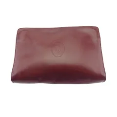 【最大30％OFF★ウィンターセール】カルティエ CARTIER クラッチバッグ マストライン ボルドー レディース 中古
