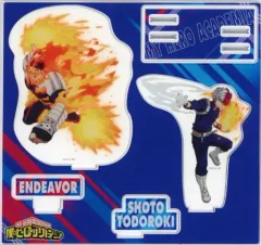 【中古】アクリルスタンド・アクリルパネル 轟＆エンデヴァー その背中を超えろ アクリルスタンドセット(2キャラ) 「僕のヒーローアカデミア」