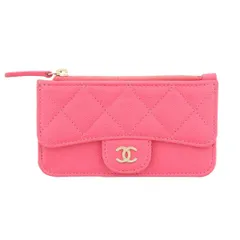 CHANEL （シャネル） タイムレスクラシック コインカードケース 財布 小銭入れ/コインケース  キャビアスキン ピンク ゴールド金具 Pink AP2570 used:A 【中古】