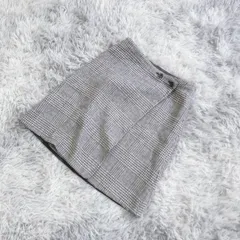 【natrural beauty basic】ナチュラルビューティーベーシック  ひざ丈スカート【XS】上品  大人カワイイ  レディース  グレー系  灰色【送料無料】