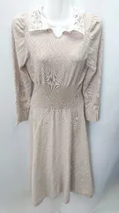 ◇ ◎ tocco closet トッコクローゼット 長袖 ロング丈 ワンピース サイズM ピンク レディース E  【1406180085049】