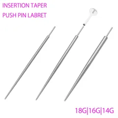 拡張器 ボディピアス 18g 16g 14g ツールのみ プッシュピアス専用 テーパー Insertion Taper ステンレスピアス 拡張ピアス ピアッシング