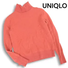 UNIQLO ユニクロ 秋冬 高級 カシミヤ100%♪ タートルネック セーター ニット Sz.M レディース