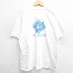 XL/古着 ヘインズ 半袖 ビンテージ Tシャツ メンズ 90s HEALTH 大きいサイズ コットン クルーネック 白 ホワイト 25apr14 中古