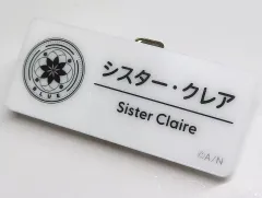 【中古】バッジ・ビンズ シスター・クレア 「バーチャルYouTuber にじさんじ にじさんじフェス 2025 ネームバッジ Hグループ」