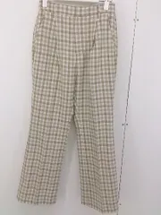 ◇ LOWRYS FARM ローリーズファーム チェック パンツ サイズM ベージュ系 レディース  【中古】 【1206240010062】